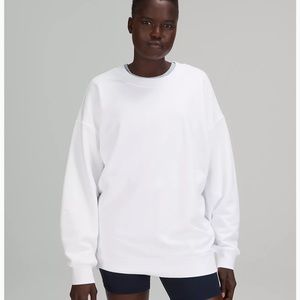 Lululemon perfectly oversized crew. Size 10. Dusty rose color.